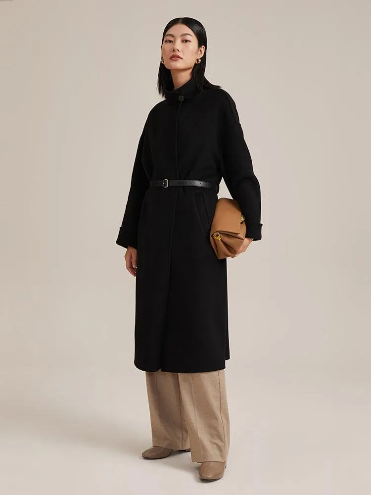 100% Cashmere Wrapped Overcoat