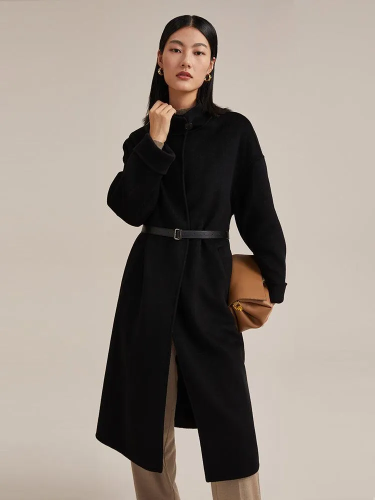 100% Cashmere Wrapped Overcoat