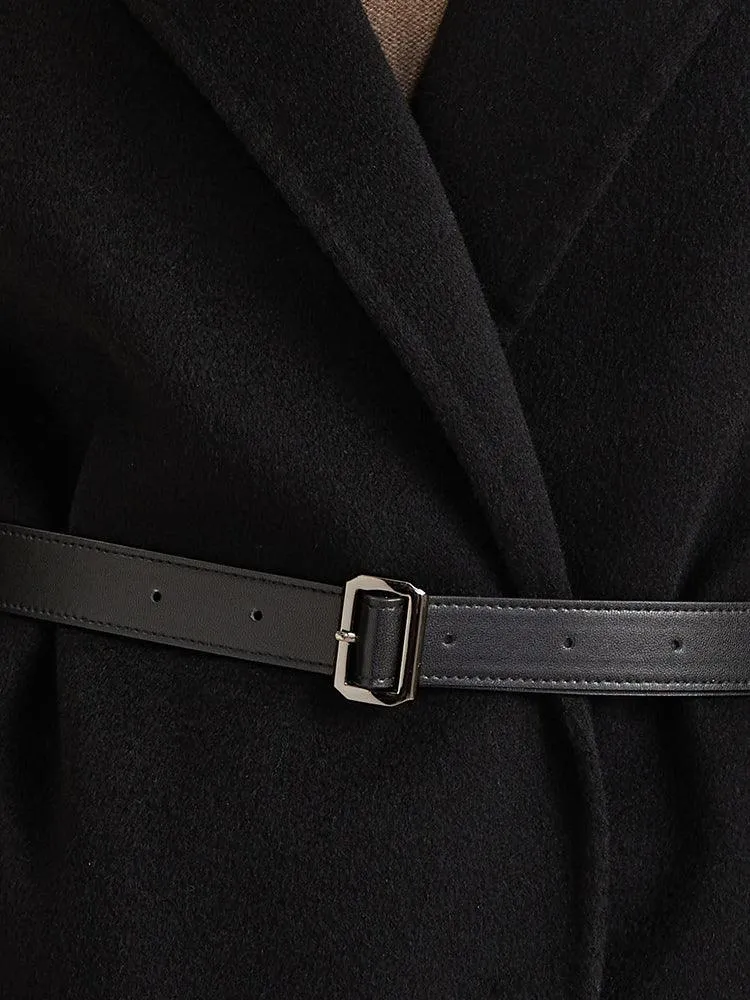 100% Cashmere Wrapped Overcoat