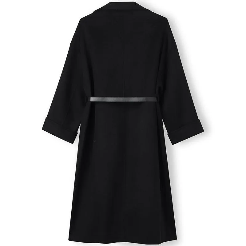 100% Cashmere Wrapped Overcoat