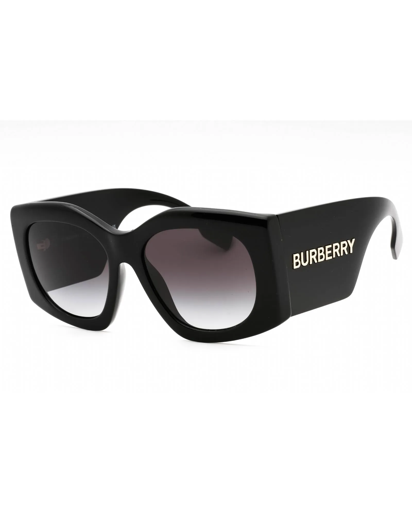 Burberry  BE4330 Sunglasses for Women  Black  Square Shape   Women's BE4330 Sunglasses  Black  Gradient Lenses  Authentic  BE4330 Sunglasses for Women - Square Shape  Black Frame  Gradient Lenses