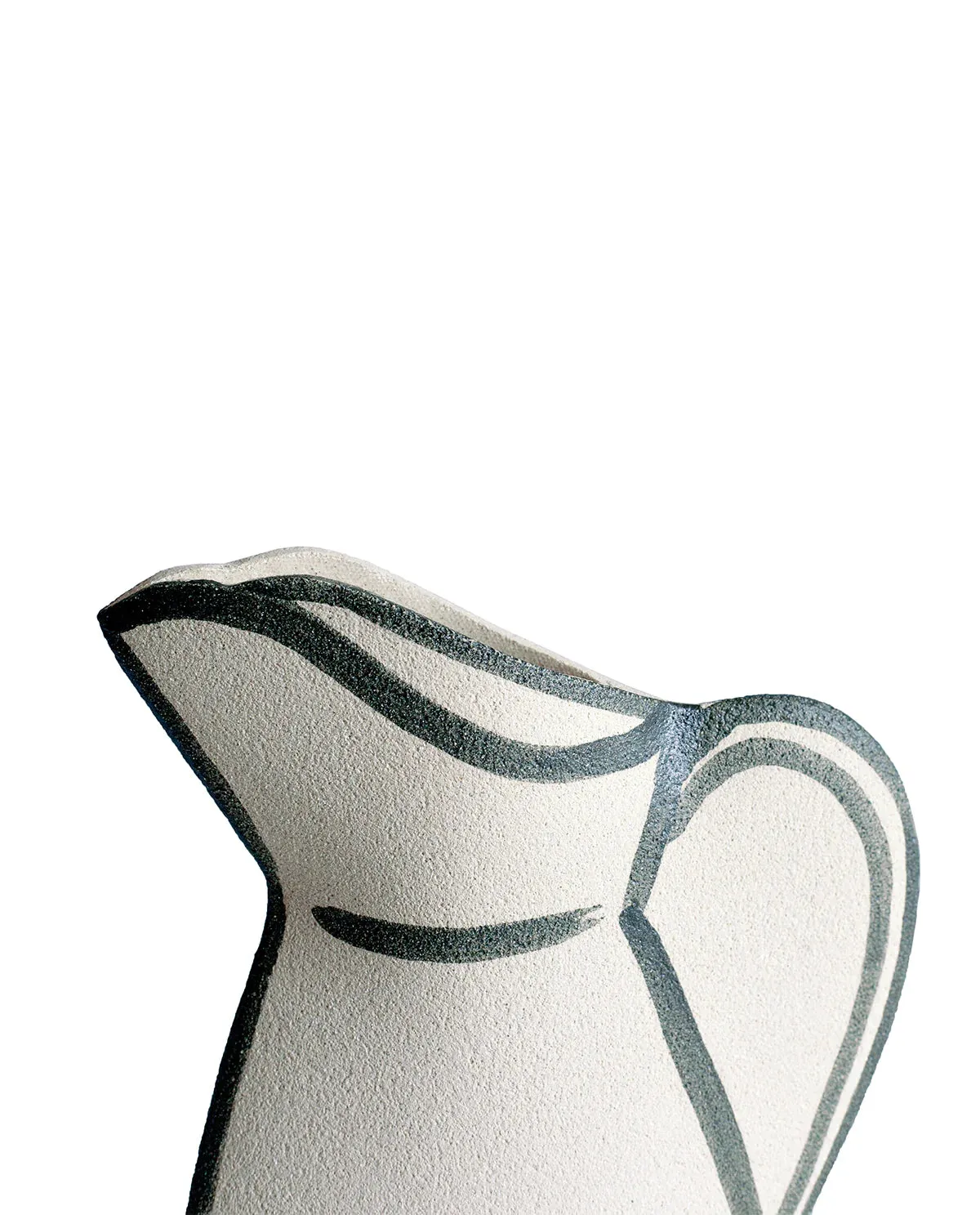 Ceramic Vase ‘Morandi Pitcher’ Black
