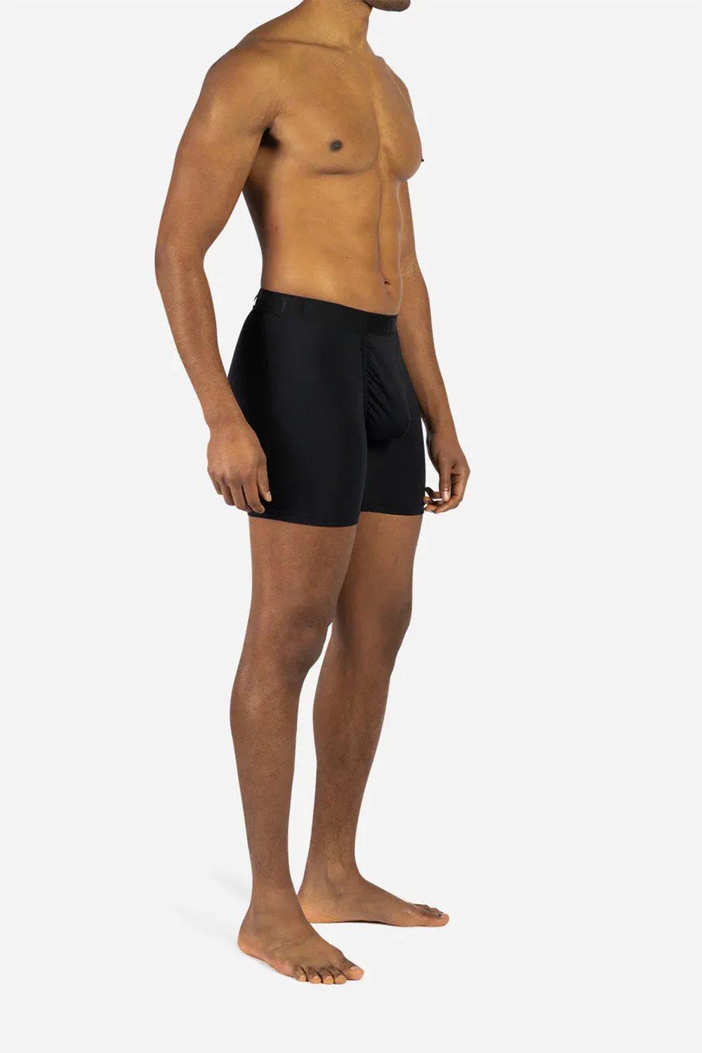 CLASSICS BOXER BRIEF WITH FLY 2 PACK Black/Black