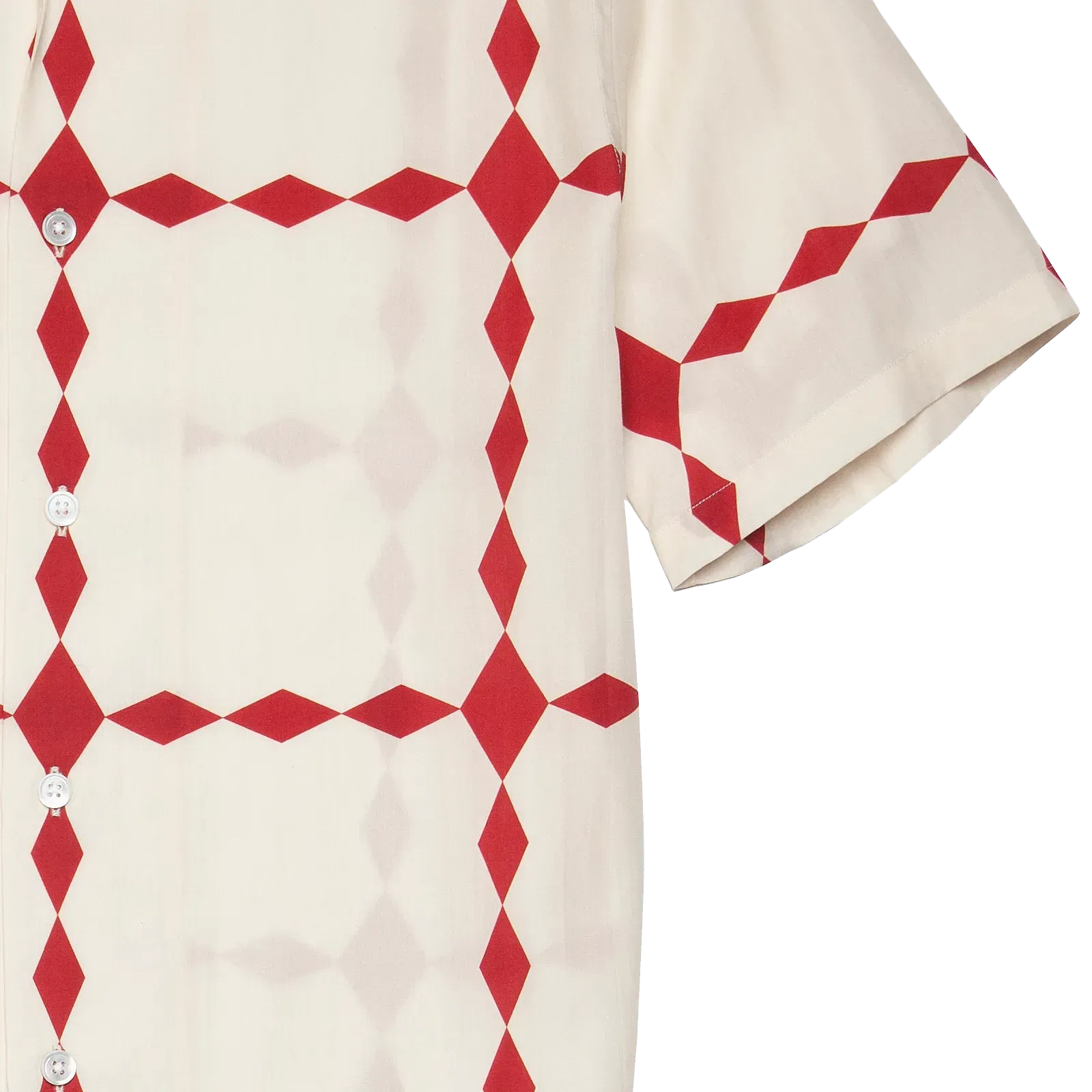 Diamonds Shirt - Ecru