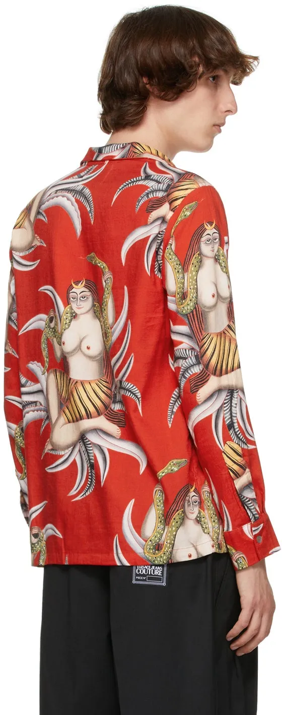 Endless Joy Red Snake Goddess Shirt