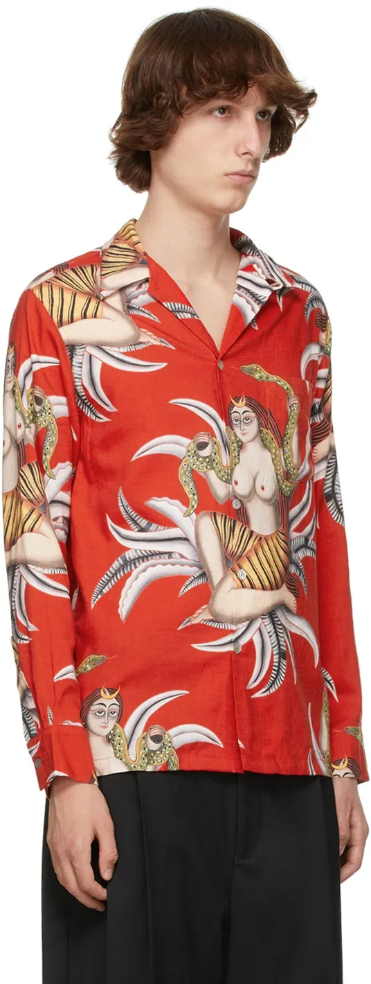 Endless Joy Red Snake Goddess Shirt