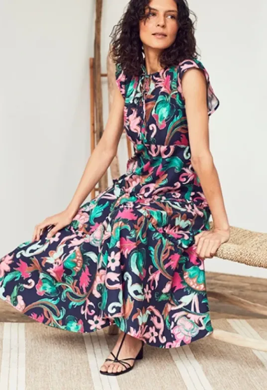 Estelle Tiered Tencel Dress