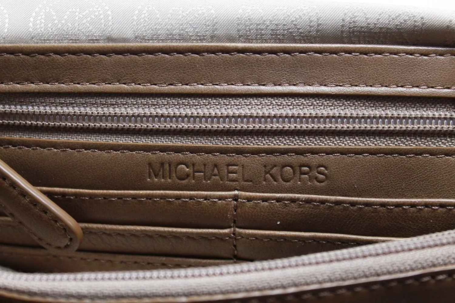 Michael Kors Sloan Large Quilted Shoulder Flap Mushroom
