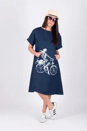 Midi Linen Dress ELVIRA