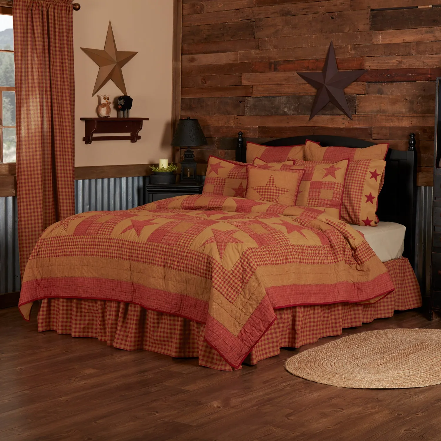 Ninepatch Star Quilt