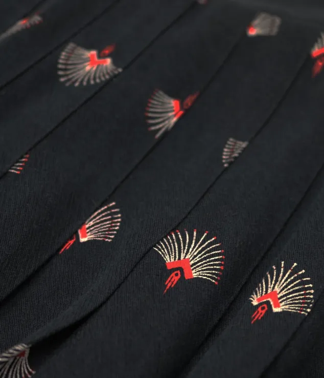 Salvo Tencel Printed Skirt