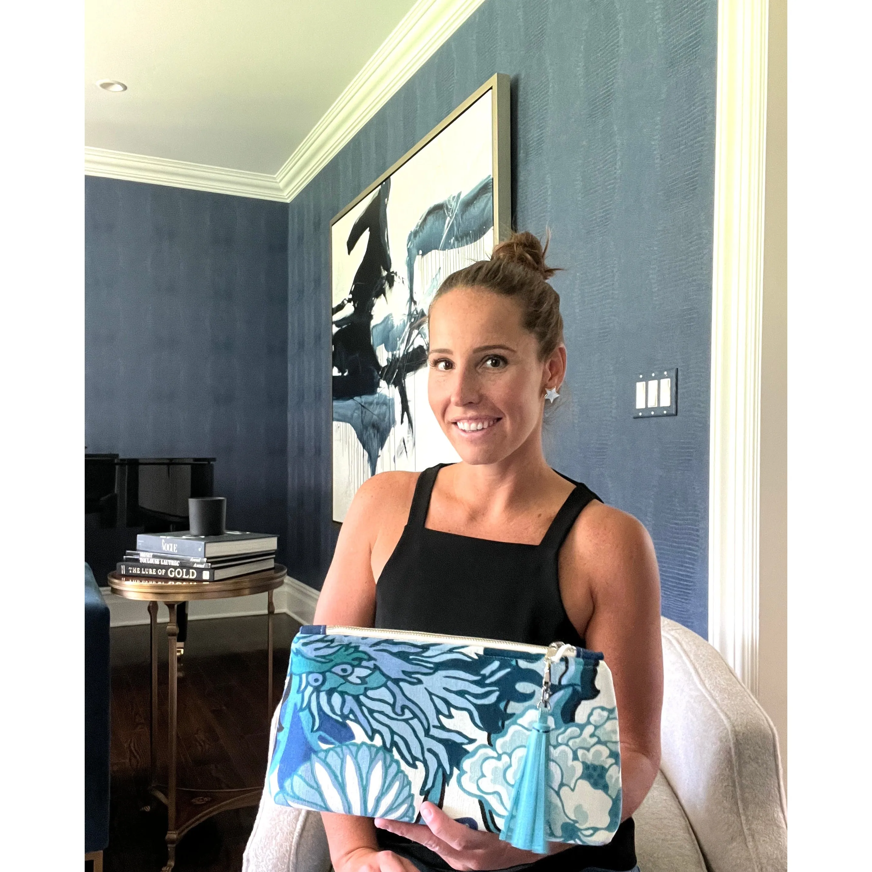 Shanghai Floral XL Clutch